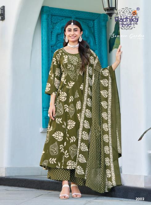 Radhika lifestyle summer garden vol-2 wholesale kurti catalog